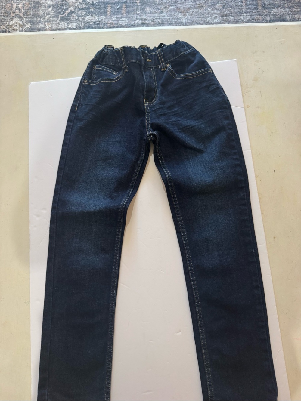 wonder nation Dark Blue Kids Jeans - Elastic Waist